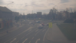 Křižovatka ulic Komenského a Velké Novosady