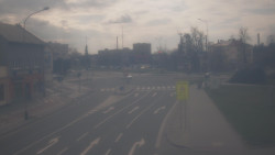 Křižovatka ulic Komenského a Velké Novosady