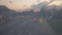 Křižovatka ulic Komenského a Velké Novosady