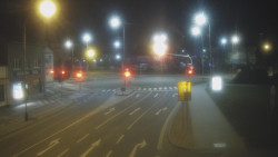 Křižovatka ulic Komenského a Velké Novosady