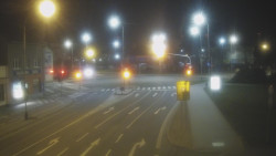 Křižovatka ulic Komenského a Velké Novosady