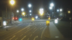 Křižovatka ulic Komenského a Velké Novosady