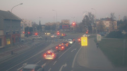 Křižovatka ulic Komenského a Velké Novosady