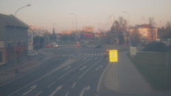 Křižovatka ulic Komenského a Velké Novosady