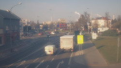 Křižovatka ulic Komenského a Velké Novosady