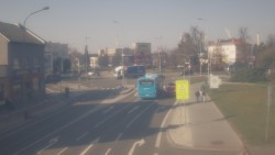 Křižovatka ulic Komenského a Velké Novosady