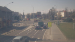 Křižovatka ulic Komenského a Velké Novosady