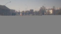 Křižovatka ulic Komenského a Velké Novosady