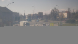 Křižovatka ulic Komenského a Velké Novosady