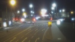 Křižovatka ulic Komenského a Velké Novosady