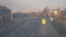 Křižovatka ulic Komenského a Velké Novosady