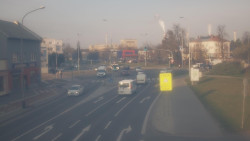 Křižovatka ulic Komenského a Velké Novosady