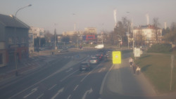 Křižovatka ulic Komenského a Velké Novosady