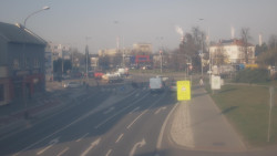 Křižovatka ulic Komenského a Velké Novosady