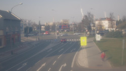 Křižovatka ulic Komenského a Velké Novosady