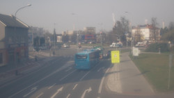 Křižovatka ulic Komenského a Velké Novosady