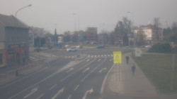 Křižovatka ulic Komenského a Velké Novosady