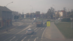 Křižovatka ulic Komenského a Velké Novosady