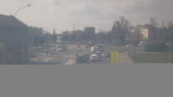 Křižovatka ulic Komenského a Velké Novosady