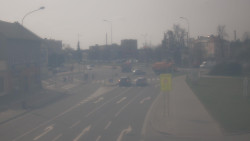 Křižovatka ulic Komenského a Velké Novosady