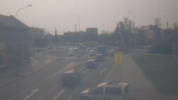 Křižovatka ulic Komenského a Velké Novosady