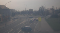 Křižovatka ulic Komenského a Velké Novosady