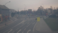 Křižovatka ulic Komenského a Velké Novosady