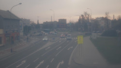 Křižovatka ulic Komenského a Velké Novosady