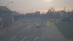 Křižovatka ulic Komenského a Velké Novosady