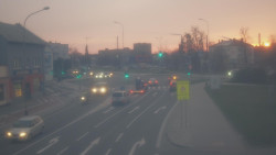 Křižovatka ulic Komenského a Velké Novosady