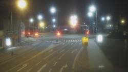 Křižovatka ulic Komenského a Velké Novosady