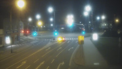 Křižovatka ulic Komenského a Velké Novosady