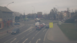 Křižovatka ulic Komenského a Velké Novosady