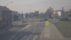 Křižovatka ulic Komenského a Velké Novosady