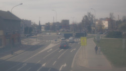 Křižovatka ulic Komenského a Velké Novosady