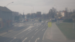 Křižovatka ulic Komenského a Velké Novosady