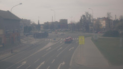 Křižovatka ulic Komenského a Velké Novosady