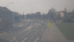 Křižovatka ulic Komenského a Velké Novosady