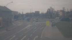 Křižovatka ulic Komenského a Velké Novosady