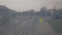 Křižovatka ulic Komenského a Velké Novosady