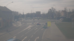 Křižovatka ulic Komenského a Velké Novosady