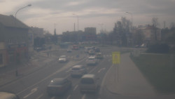 Křižovatka ulic Komenského a Velké Novosady