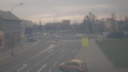 Křižovatka ulic Komenského a Velké Novosady