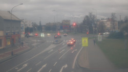 Křižovatka ulic Komenského a Velké Novosady