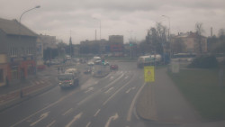 Křižovatka ulic Komenského a Velké Novosady