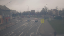 Křižovatka ulic Komenského a Velké Novosady