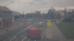 Křižovatka ulic Komenského a Velké Novosady