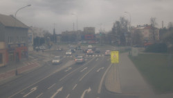 Křižovatka ulic Komenského a Velké Novosady