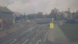 Křižovatka ulic Komenského a Velké Novosady