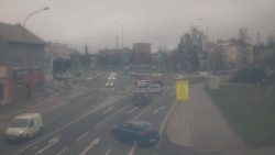 Křižovatka ulic Komenského a Velké Novosady